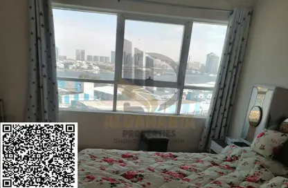 شقة - غرفة نوم - 1 حمام للبيع في أورينت تاور 1 - أورينت تاور - البستان - عجمان