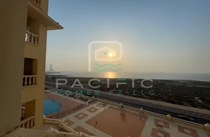 شقة - غرفة نوم - 1 حمام للايجار في رويال بريز 2 - رويال بريز - قرية الحمرا - رأس الخيمة