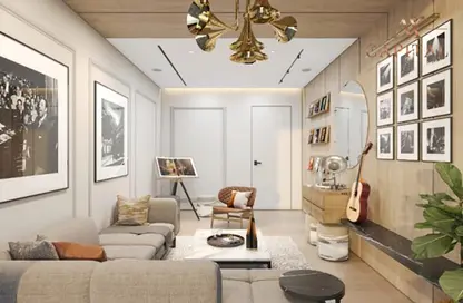 Living Room image for: Apartment - 3 Bedrooms - 4 Bathrooms for sale in The Highbury - Mohammed Bin Rashid City - Dubai, Image 1