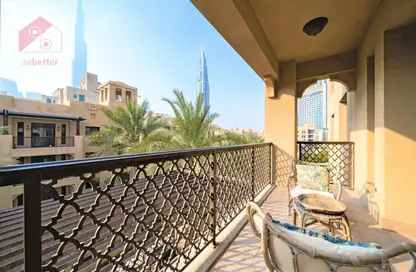Balcony image for: Apartment - 2 Bedrooms - 3 Bathrooms for rent in Reehan 1 - Reehan - Old Town - Dubai, Image 1
