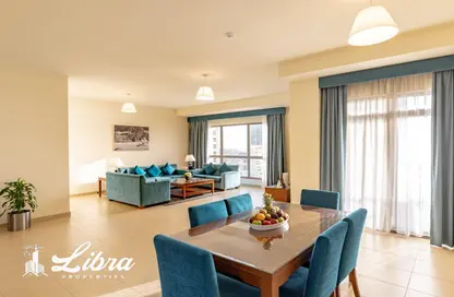 Apartment - 3 Bedrooms - 4 Bathrooms for rent in Roda Amwaj Suites - Amwaj - Jumeirah Beach Residence - Dubai