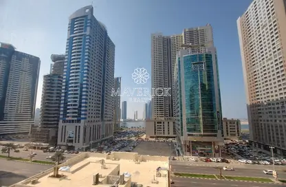 Outdoor Building image for: Apartment - 1 Bedroom - 2 Bathrooms for rent in Al Mamzar Plaza - Al Taawun Street - Al Taawun - Sharjah, Image 1