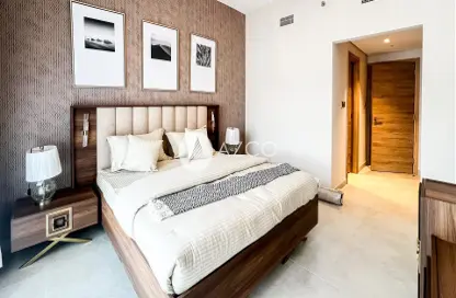 صورة لـ غرفة- غرفة النوم شقة - غرفة نوم - 2 حمامات للايجار في إليجانز من الدانوب - قرية الجميرا سركل - دبي ، صورة رقم 1