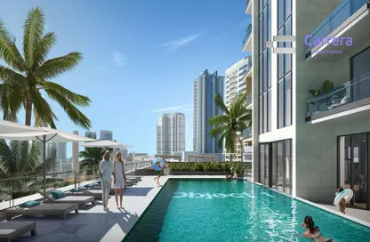 Pool image for: Apartment - 1 Bathroom for sale in RA1N Residence - Jumeirah Village Circle - Dubai, Image 1