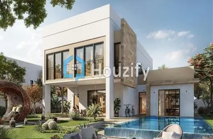 Outdoor House image for: Villa - 4 Bedrooms - 6 Bathrooms for sale in The Magnolias - Yas Acres - Yas Island - Abu Dhabi, Image 1