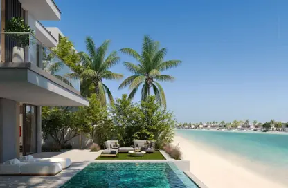 Pool image for: Villa - 5 Bedrooms - 6 Bathrooms for sale in Frond K - Signature Villas - Palm Jebel Ali - Dubai, Image 1