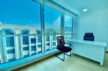 Room / Bedroom image for: Office Space - Studio - 4 Bathrooms for rent in Hanging Garden Tower - Al Danah - Abu Dhabi, Image 1