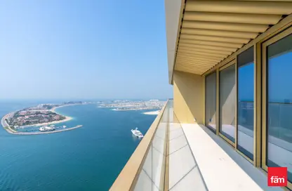 Apartment - 1 Bedroom - 1 Bathroom for sale in Grand Bleu Tower 1 - EMAAR Beachfront - Dubai Harbour - Dubai