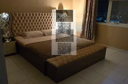 Apartment - 1 Bedroom - 2 Bathrooms for rent in Ajman Corniche Residences - Ajman Corniche Road - Ajman