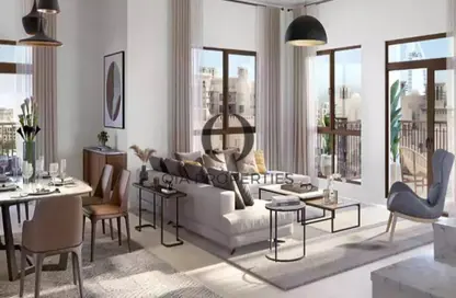 Apartment - 1 Bedroom - 2 Bathrooms for sale in Al Jazi - Madinat Jumeirah Living - Umm Suqeim - Dubai