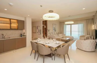 Apartment - 2 Bedrooms - 3 Bathrooms for rent in Grand Bleu Tower 1 - EMAAR Beachfront - Dubai Harbour - Dubai