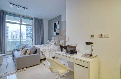 Room / Bedroom image for: Apartment - 1 Bathroom for rent in Frankfurt Tower - Dubai Sports City - Dubai, Image 1