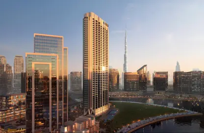 شقة - 1 حمام للبيع في بنينسولا ثري - بنينسولا - الخليج التجاري - دبي