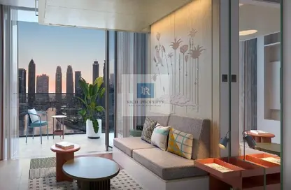 شقة - 2 غرف نوم - 3 حمامات للبيع في روف هوم مراسي درايف - الخليج التجاري - دبي