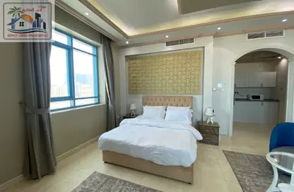 Apartment - Studio - 1 Bathroom for rent in Ajman Corniche Residences - Ajman Corniche Road - Ajman
