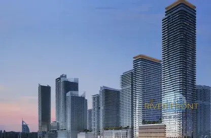 Apartment - 2 Bedrooms - 2 Bathrooms for sale in Seapoint - EMAAR Beachfront - Dubai Harbour - Dubai
