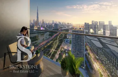 Balcony image for: Apartment - 1 Bedroom - 2 Bathrooms for sale in Design Quarter Tower B - Design Quarter - Dubai Design District - Dubai, Image 1