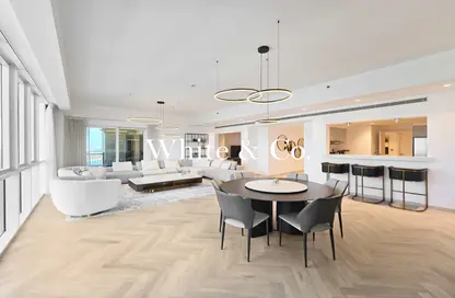 Apartment - 3 Bedrooms - 4 Bathrooms for rent in Marina Residences 4 - Marina Residences - Palm Jumeirah - Dubai