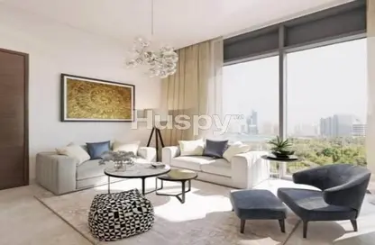 Living Room image for: Apartment - 1 Bedroom - 2 Bathrooms for sale in Creek Vistas Heights - Sobha Hartland - Mohammed Bin Rashid City - Dubai, Image 1