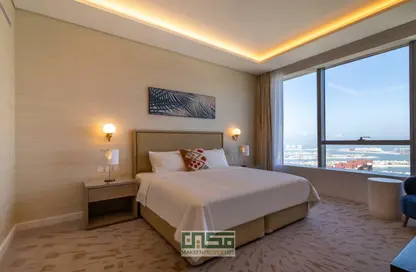 شقة - غرفة نوم - 2 حمامات للايجار في برج النخيل - نخلة جميرا - دبي