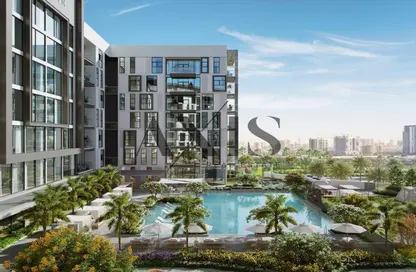Pool image for: Apartment - 1 Bedroom - 2 Bathrooms for sale in Arbor View - Arjan - Dubai, Image 1