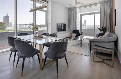 Living / Dining Room image for: Apartment - 2 Bedrooms - 2 Bathrooms for rent in Bloom Heights B - Bloom Heights - Jumeirah Village Circle - Dubai, Image 1
