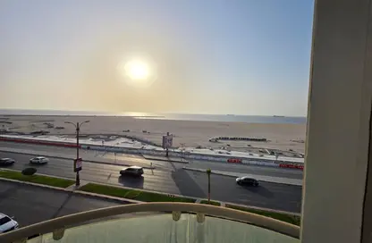 Apartment - 1 Bedroom - 1 Bathroom for rent in Ajman Corniche Residences - Ajman Corniche Road - Ajman