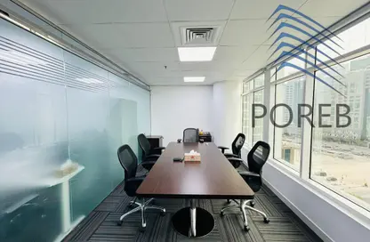 Office Space - Studio - 1 Bathroom for rent in Clover Bay Tower - Business Bay - Dubai