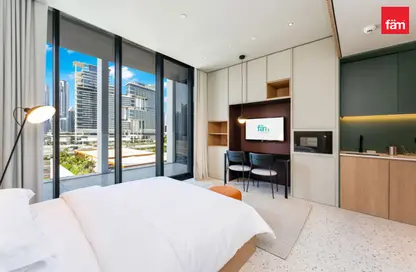 Apartment - Studio - 1 Bathroom for rent in UPSIDE Living - Business Bay - Dubai
