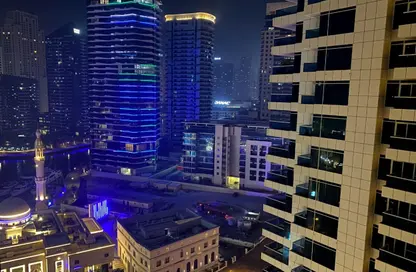 Apartment - 1 Bedroom - 2 Bathrooms for rent in Manchester Tower - Dubai Marina - Dubai
