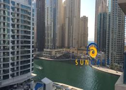 Water View image for: Apartment - 1 bedroom - 2 bathrooms for rent in Time Place Tower - Dubai Marina - Dubai, Image 1