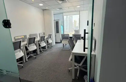 Office Space - Studio - 1 Bathroom for rent in The Prime Tower - Business Bay - Dubai