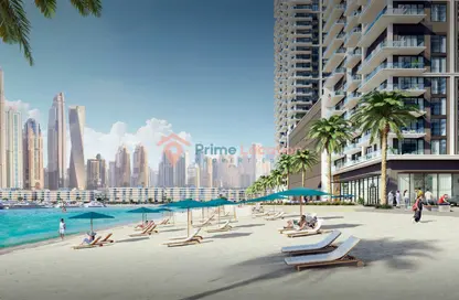 شقة - 2 غرف نوم - 2 حمامات للبيع في قصر الشاطئ - إعمار بيتشفرونت - دبي هاربور - دبي