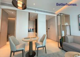 Living / Dining Room image for: Hotel and Hotel Apartment - 1 bedroom - 2 bathrooms for rent in Jumeirah Gate Tower 2 - The Address Jumeirah Resort and Spa - Jumeirah Beach Residence - Dubai, Image 1