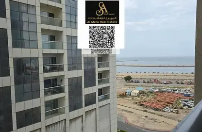 Apartment - 1 Bedroom - 2 Bathrooms for rent in Ajman Corniche Residences - Ajman Corniche Road - Ajman