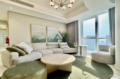 Apartment - 3 Bedrooms - 4 Bathrooms for rent in Leaf Tower - Tamouh - Al Reem Island - Abu Dhabi