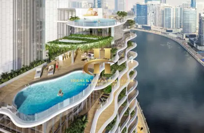 Apartment - Studio - 1 Bathroom for sale in Chic Tower - Business Bay - Dubai