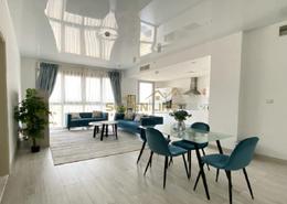 Living / Dining Room image for: Apartment - 1 bedroom - 2 bathrooms for rent in Grenland Residence - District 11 - Mohammed Bin Rashid City - Dubai, Image 1