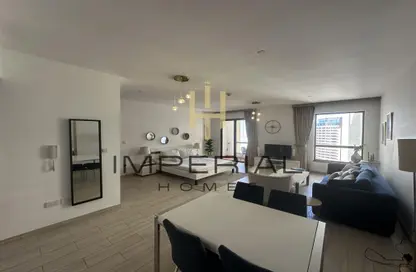 Living / Dining Room image for: Apartment - 1 Bathroom for rent in Murjan 2 - Murjan - Jumeirah Beach Residence - Dubai, Image 1