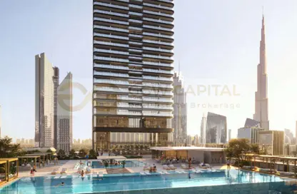 شقة - غرفة نوم - 2 حمامات للبيع في برج ترامب - شارع الشيخ زايد - دبي