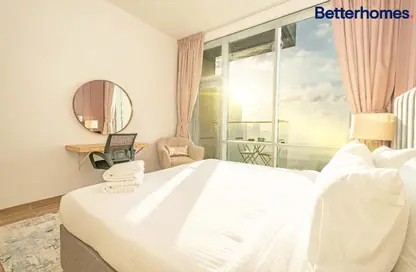 صورة لـ غرفة- غرفة النوم شقة - غرفة نوم - 2 حمامات للايجار في آمنة - مدينة الحبتور - الخليج التجاري - دبي ، صورة رقم 1
