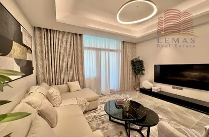 Living Room image for: Apartment - 2 Bedrooms - 3 Bathrooms for sale in Al Khor Tower A1 - Al Khor Towers - Ajman Downtown - Ajman, Image 1