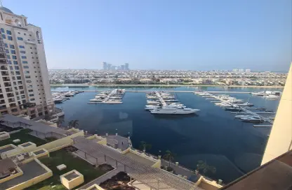 Water View image for: Apartment - 2 Bedrooms - 3 Bathrooms for rent in Marina Residences - Palm Jumeirah - Dubai, Image 1