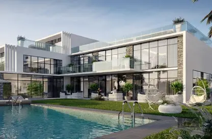 Pool image for: Villa - 6 Bedrooms - 6 Bathrooms for sale in Belair Damac Hills - By Trump Estates - DAMAC Hills - Dubai, Image 1