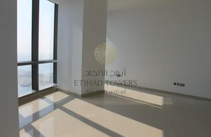 Empty Room image for: Apartment - 1 Bedroom - 2 Bathrooms for rent in Etihad Tower 2 - Etihad Towers - Corniche Road - Abu Dhabi, Image 1