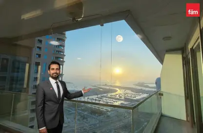 Apartment - 2 Bedrooms - 2 Bathrooms for rent in Ocean Heights - Dubai Marina - Dubai