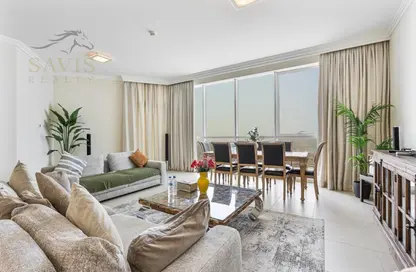 Apartment - 3 Bedrooms - 4 Bathrooms for rent in Al Bateen Residences - Jumeirah Beach Residence - Dubai