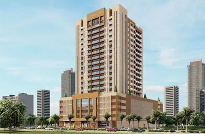 Outdoor Building image for: Apartment - 1 Bedroom - 2 Bathrooms for sale in Garden Residences - Emirates City - Ajman, Image 1