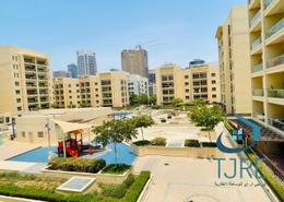 Outdoor Building image for: Apartment - 1 bedroom - 1 bathroom for rent in Al Dhafra 3 - Al Dhafra - Greens - Dubai, Image 1