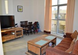 Living / Dining Room image for: Apartment - 2 bedrooms - 2 bathrooms for sale in Shamal Waves - Jumeirah Village Circle - Dubai, Image 1